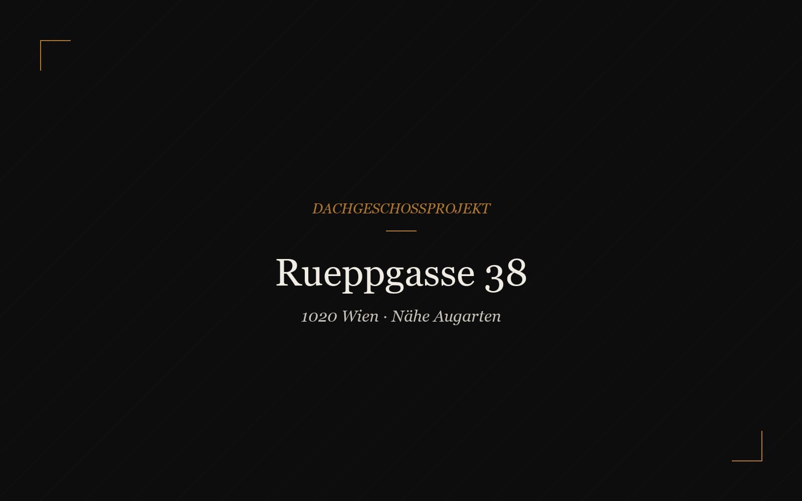 Dachgeschossprojekt Rueppgasse